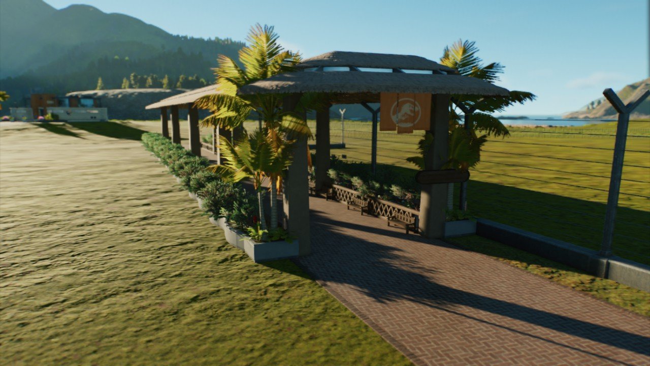 Attraction Entrance or Walkway