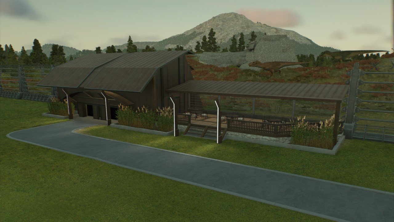 Wood X Copper viewing platform - Workshop - Jurassic World Evolution 3