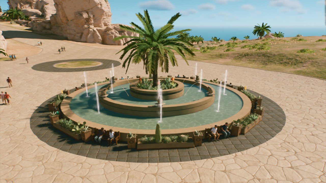 Large Arid Fountain