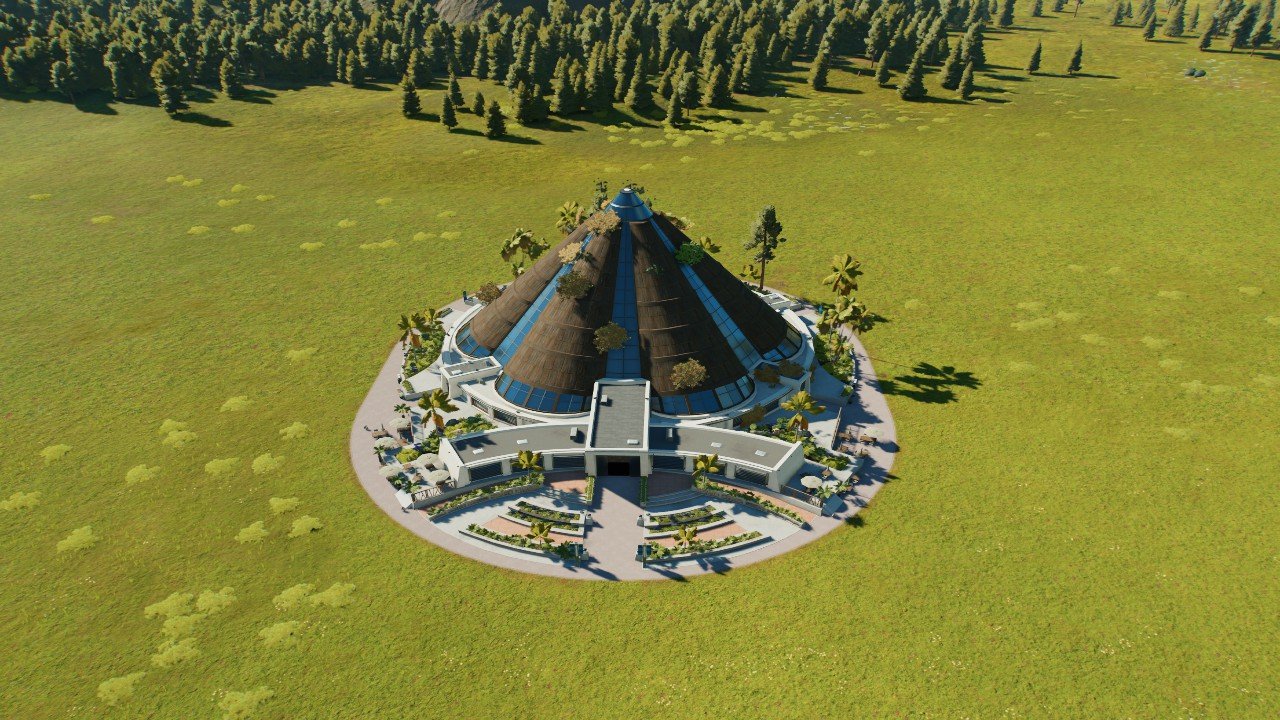 Overgrown innovation center - Workshop - Jurassic World Evolution 3