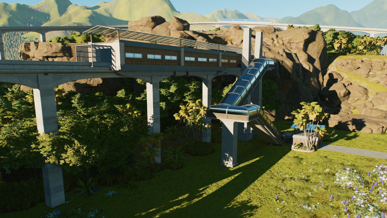 Monorail station - Workshop - Jurassic World Evolution 3