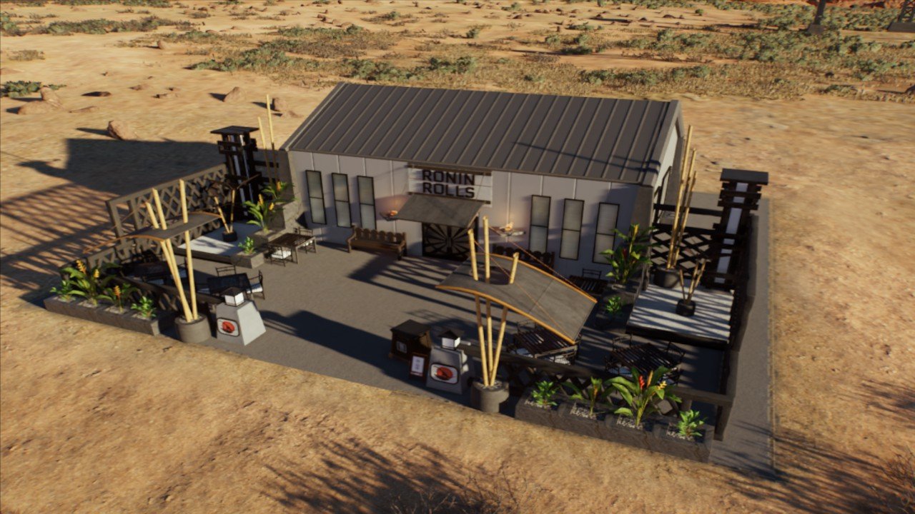Modern Small Food Amenity - Workshop - Jurassic World Evolution 3
