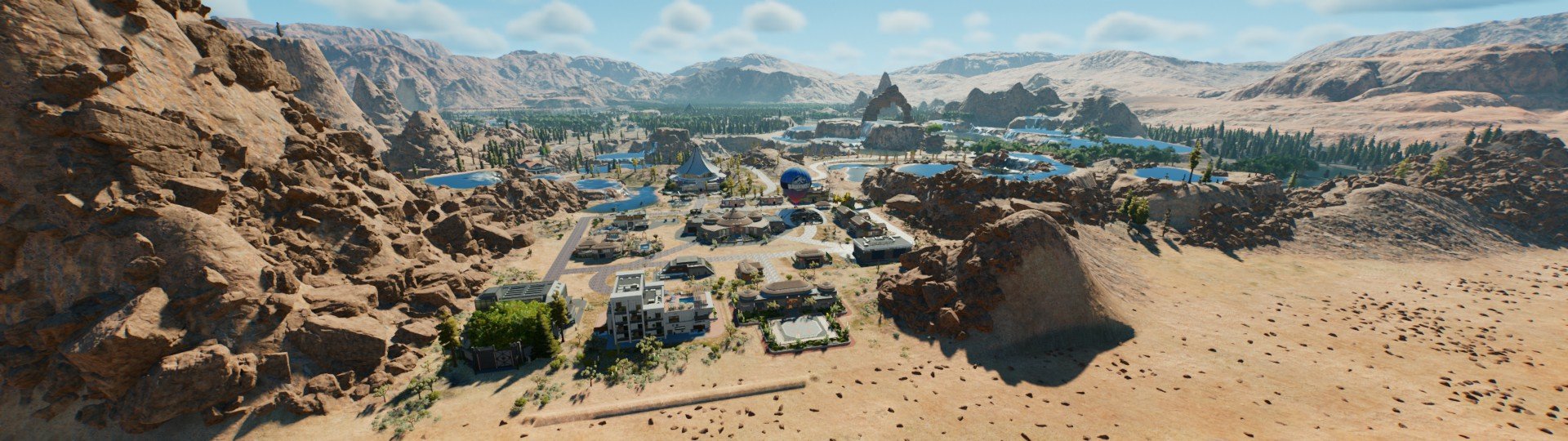 (Square Map) Desert park - Workshop - Jurassic World Evolution 3