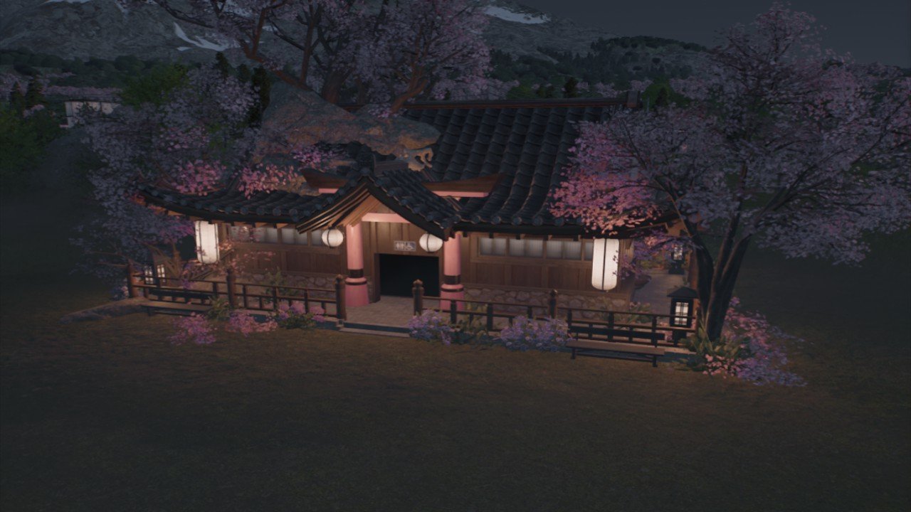 Asia - Restroom Pink mountain