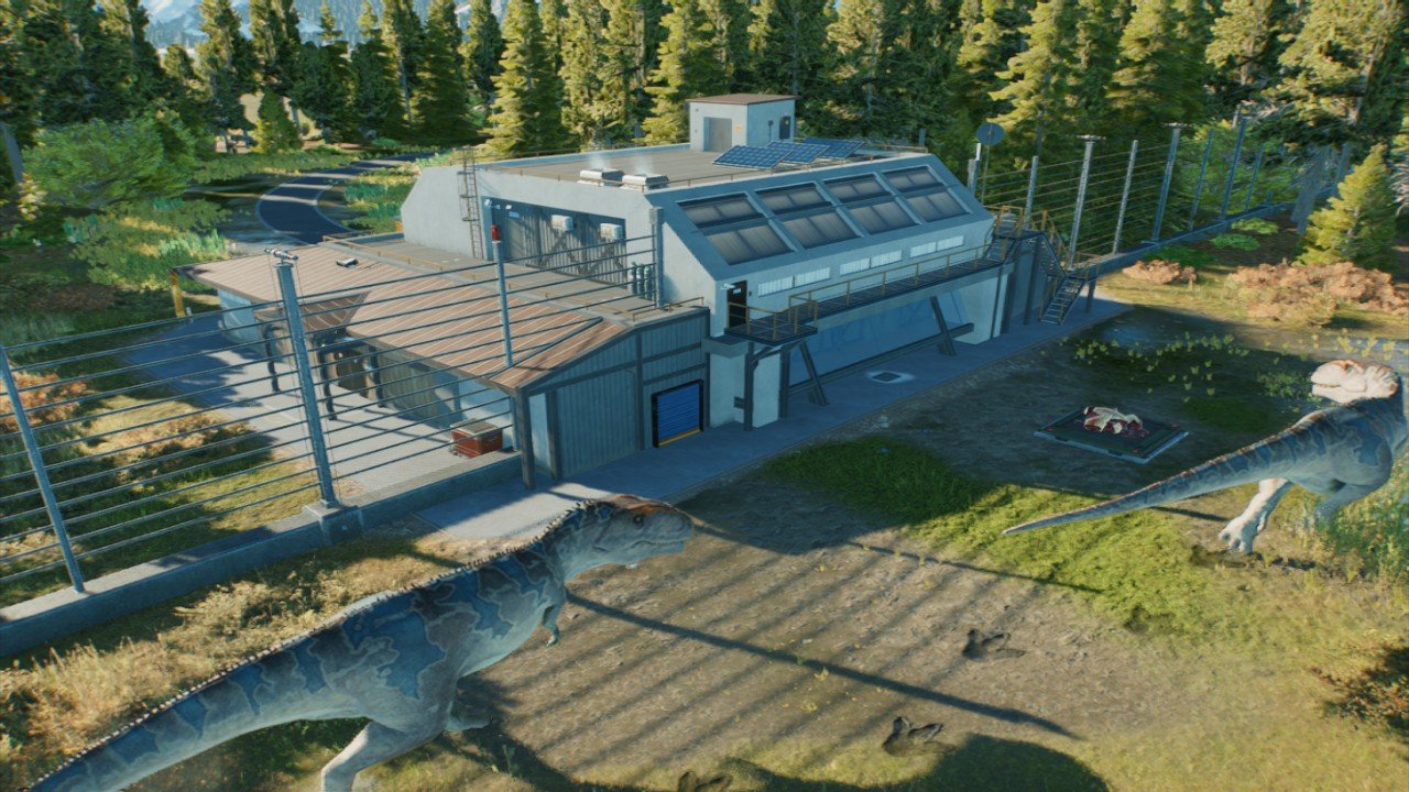 Hard facility viewing gallery - Workshop - Jurassic World Evolution 3