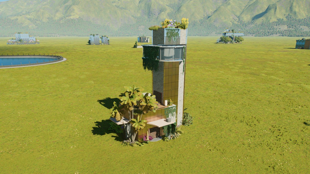 Green roof observation platform