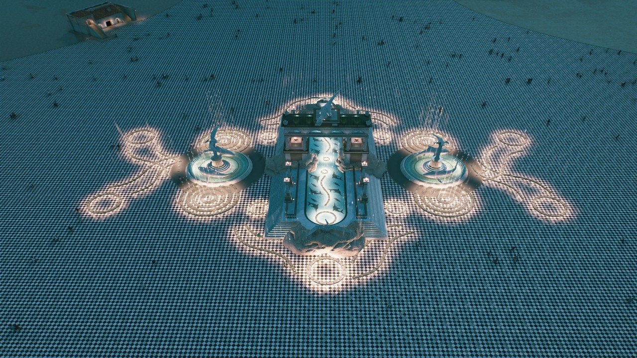 Large Griek Monument Fountain