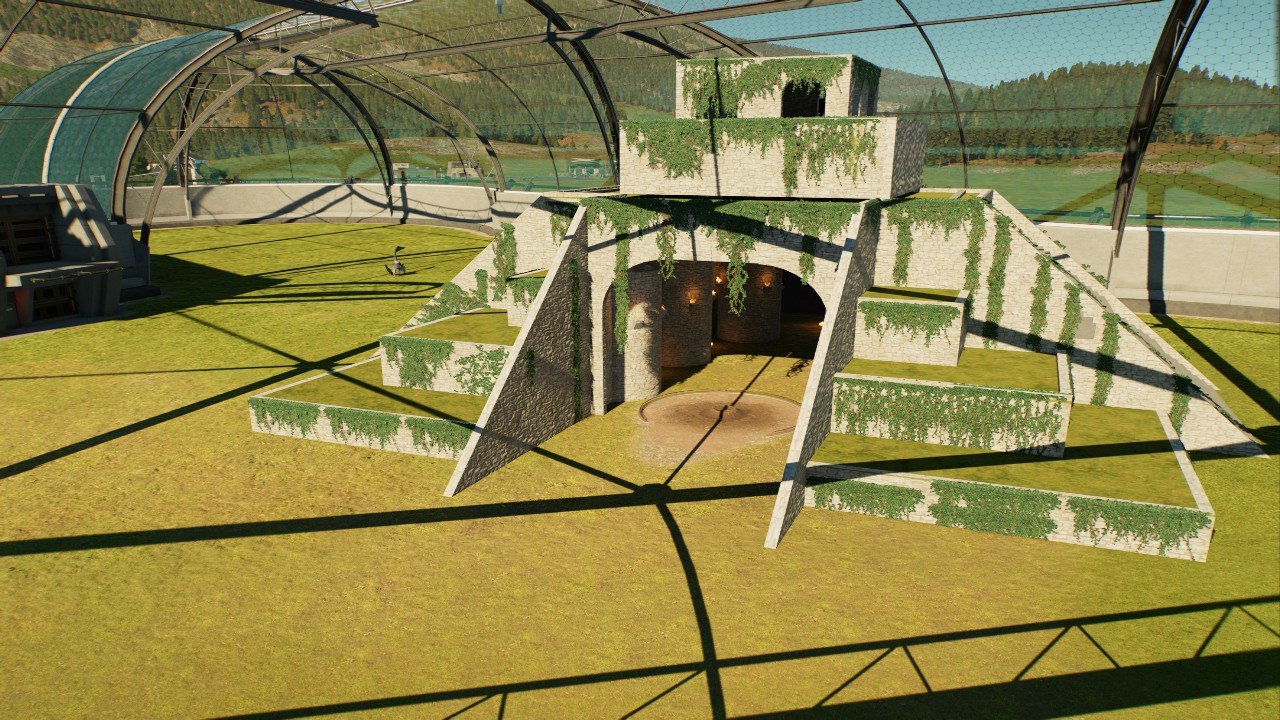 Aztec Quetz nest temple