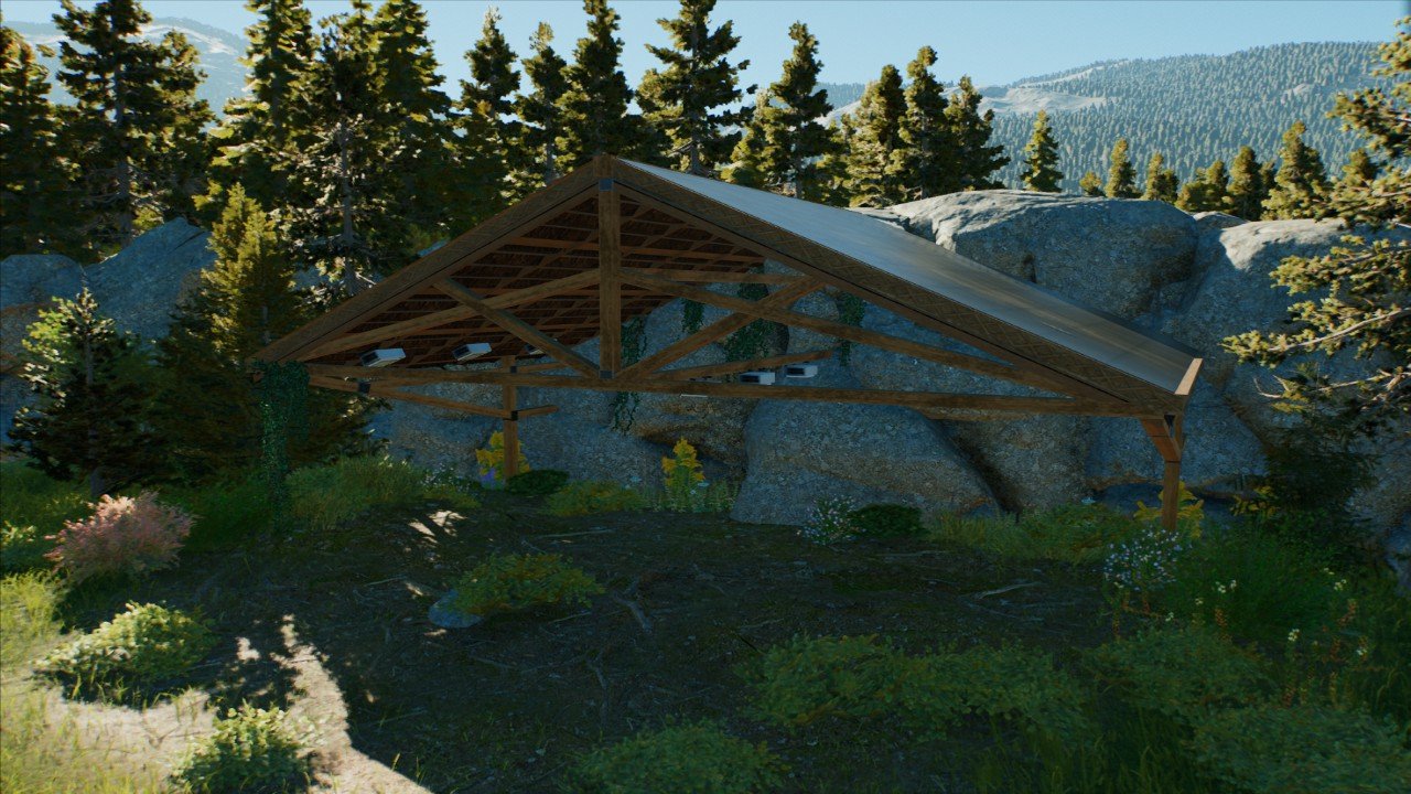 dino shelter with heating