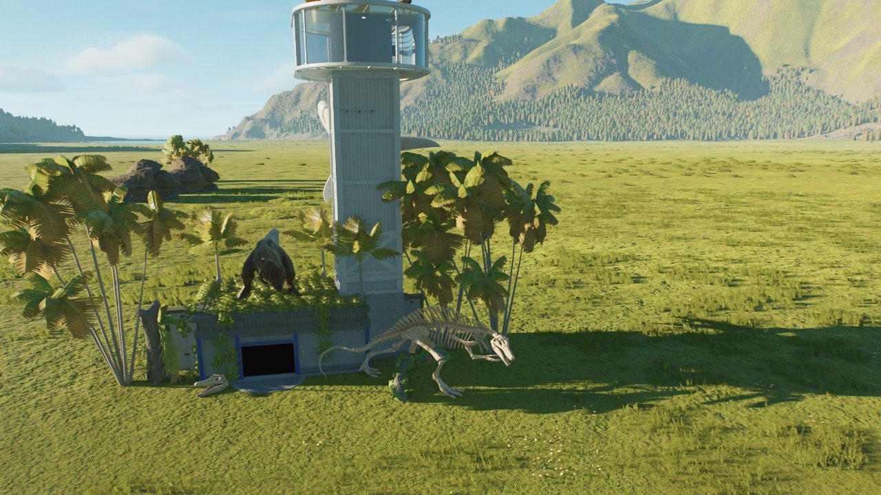 Trex and spino viewing platform - Workshop - Jurassic World Evolution 3