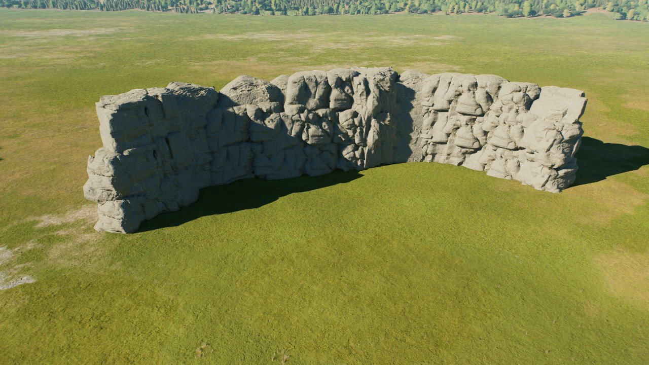 Dynamic rock wall
