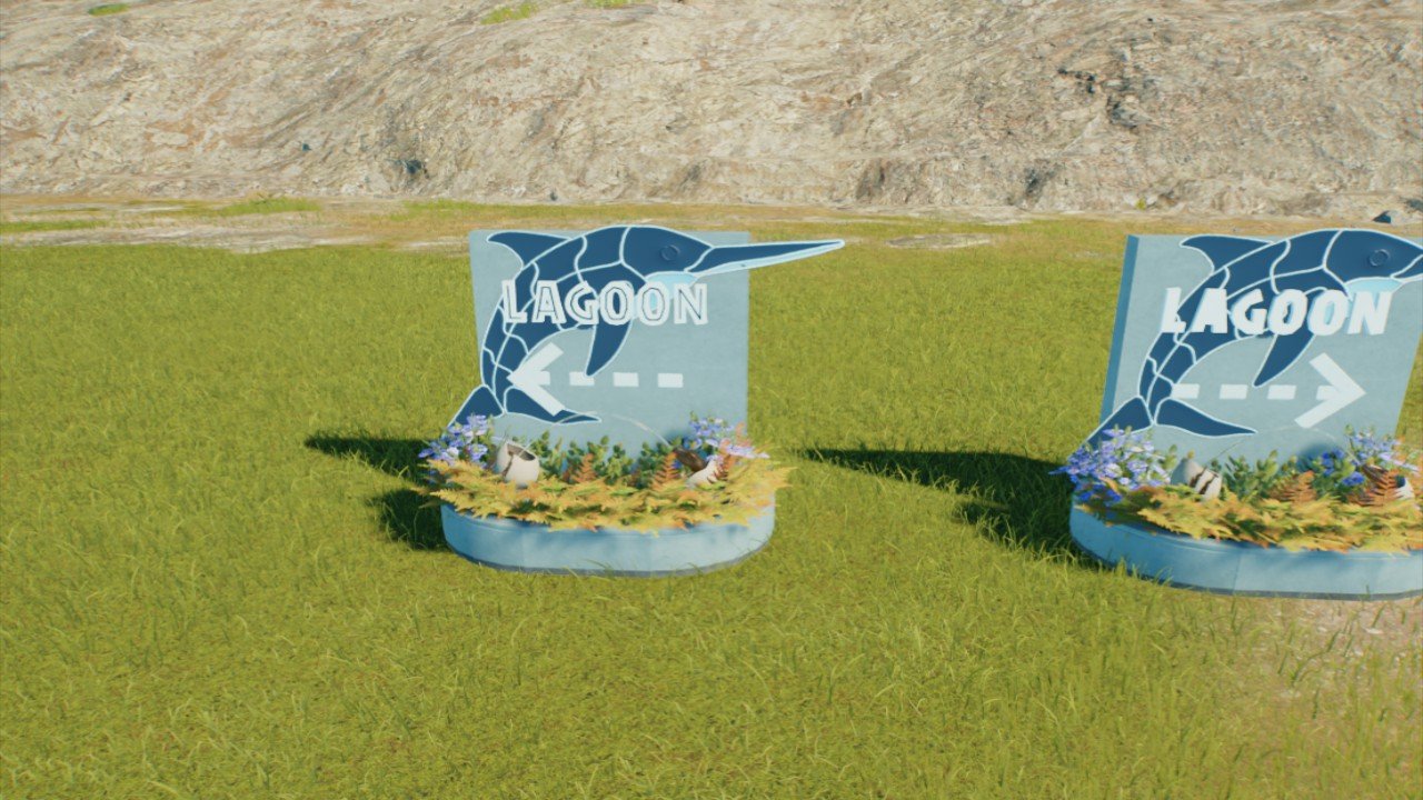 Lagoon Sign Fountain (R)