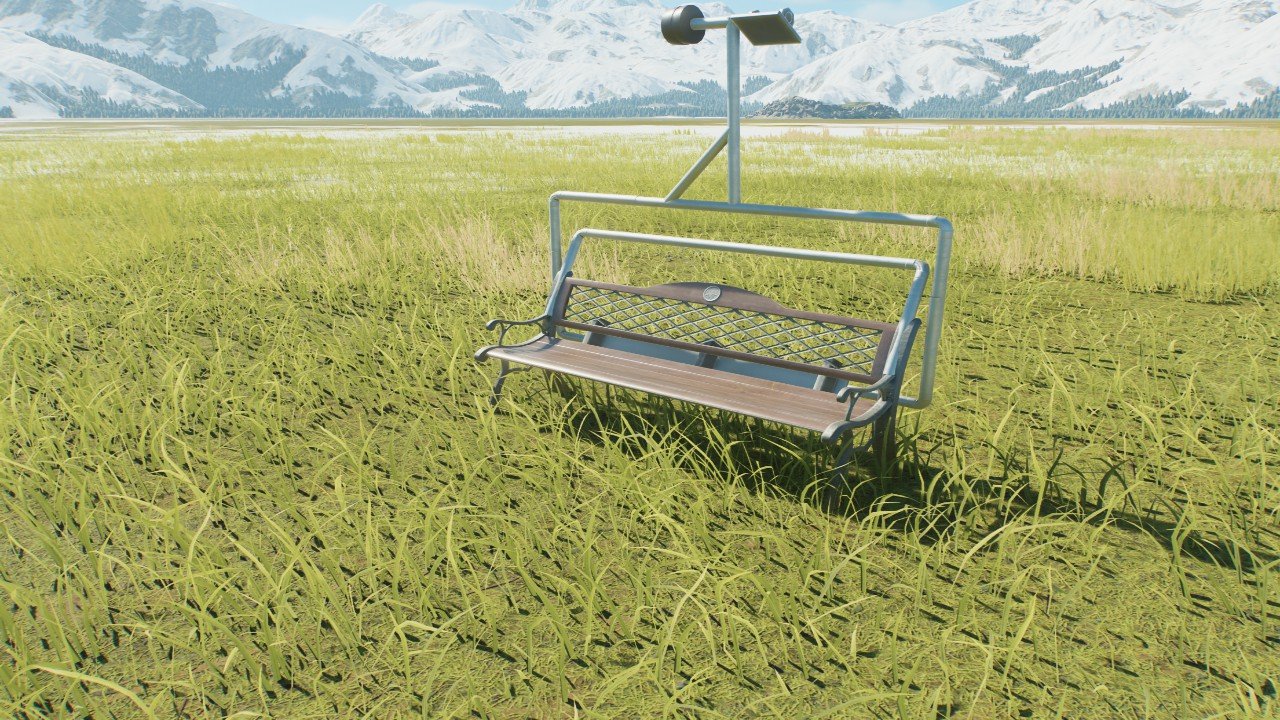 Single chair for a ski lif