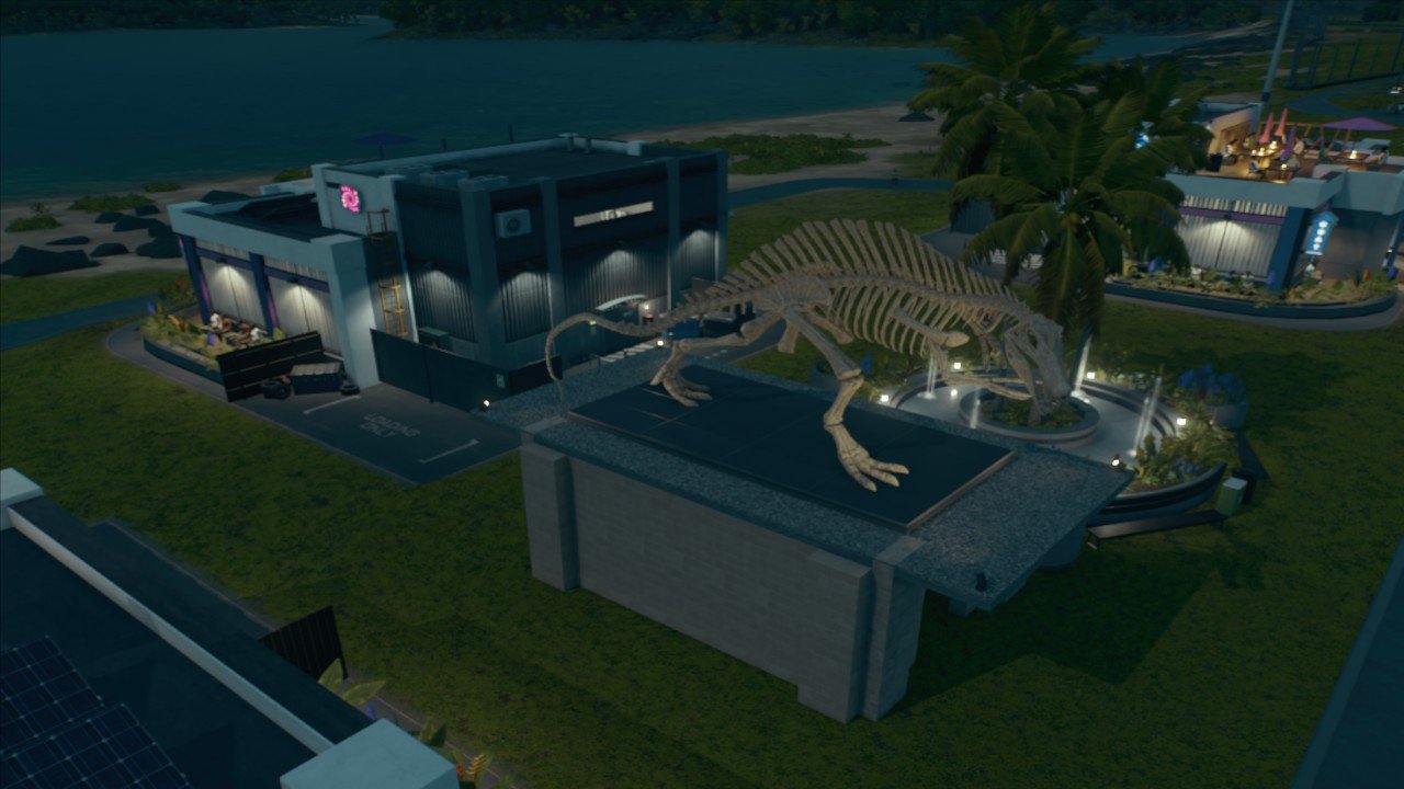 Spinosaur Skeleton Mausoleum - Workshop - Jurassic World Evolution 3