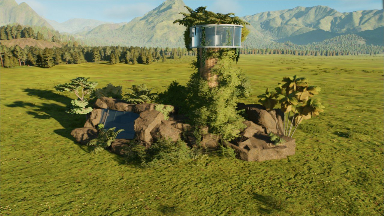 Disguised viewing setup