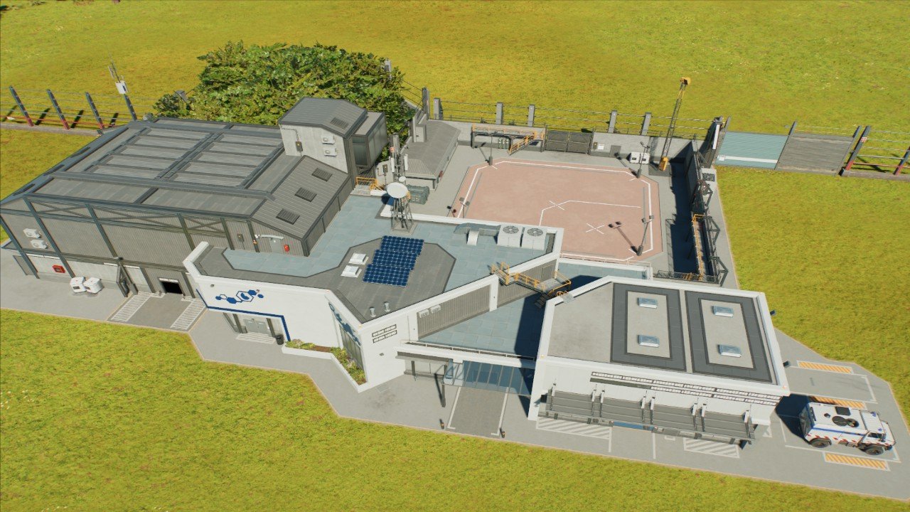 Jurassic World Style combined Hatchery & Paleo Medical Facility