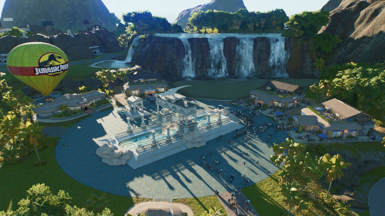 Jurassic Park plaza