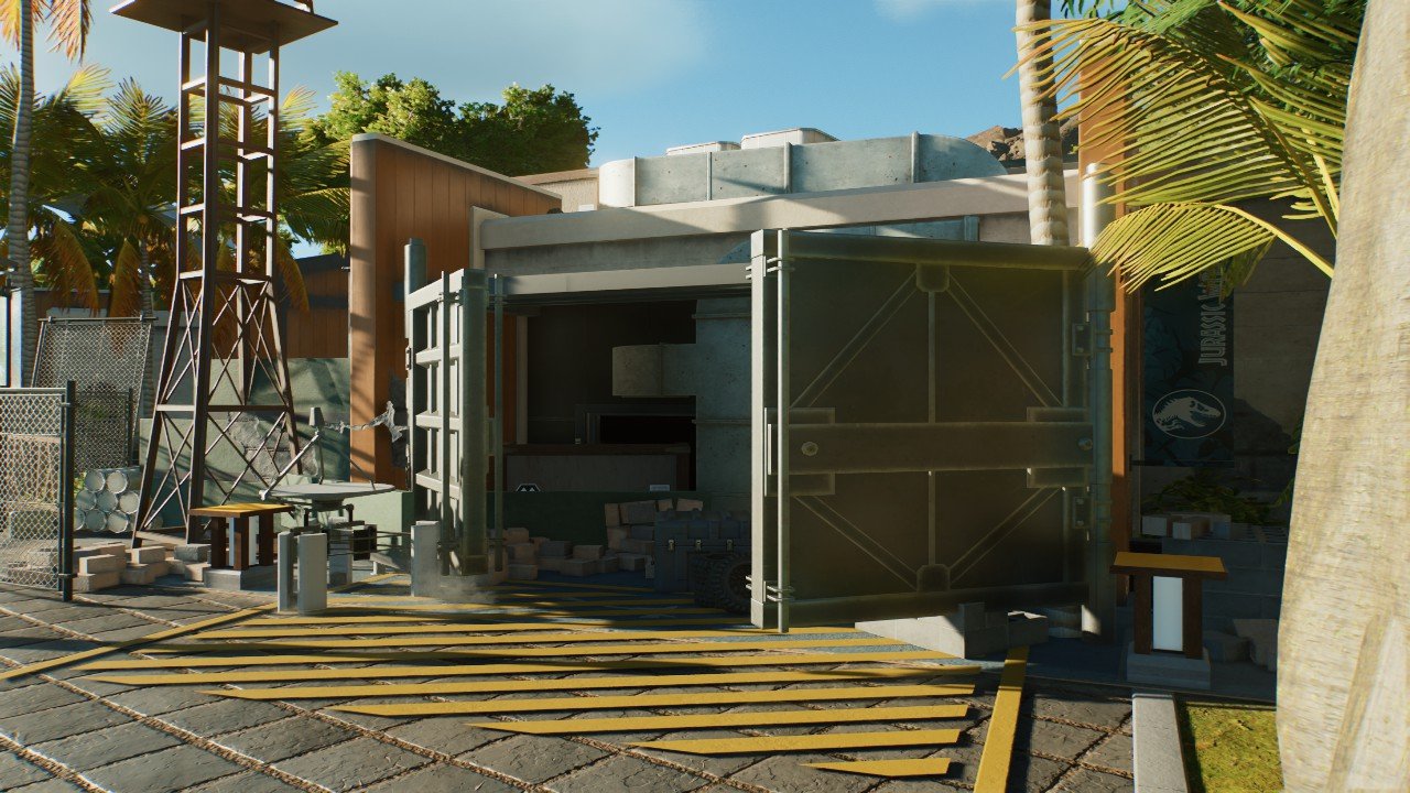 Damaged viewing gallery - Workshop - Jurassic World Evolution 3