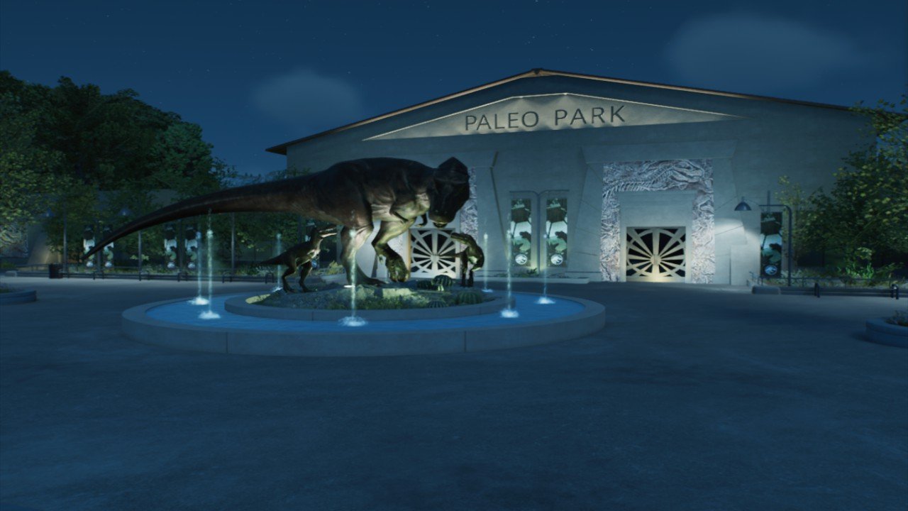 Tyranosaurus Water feature