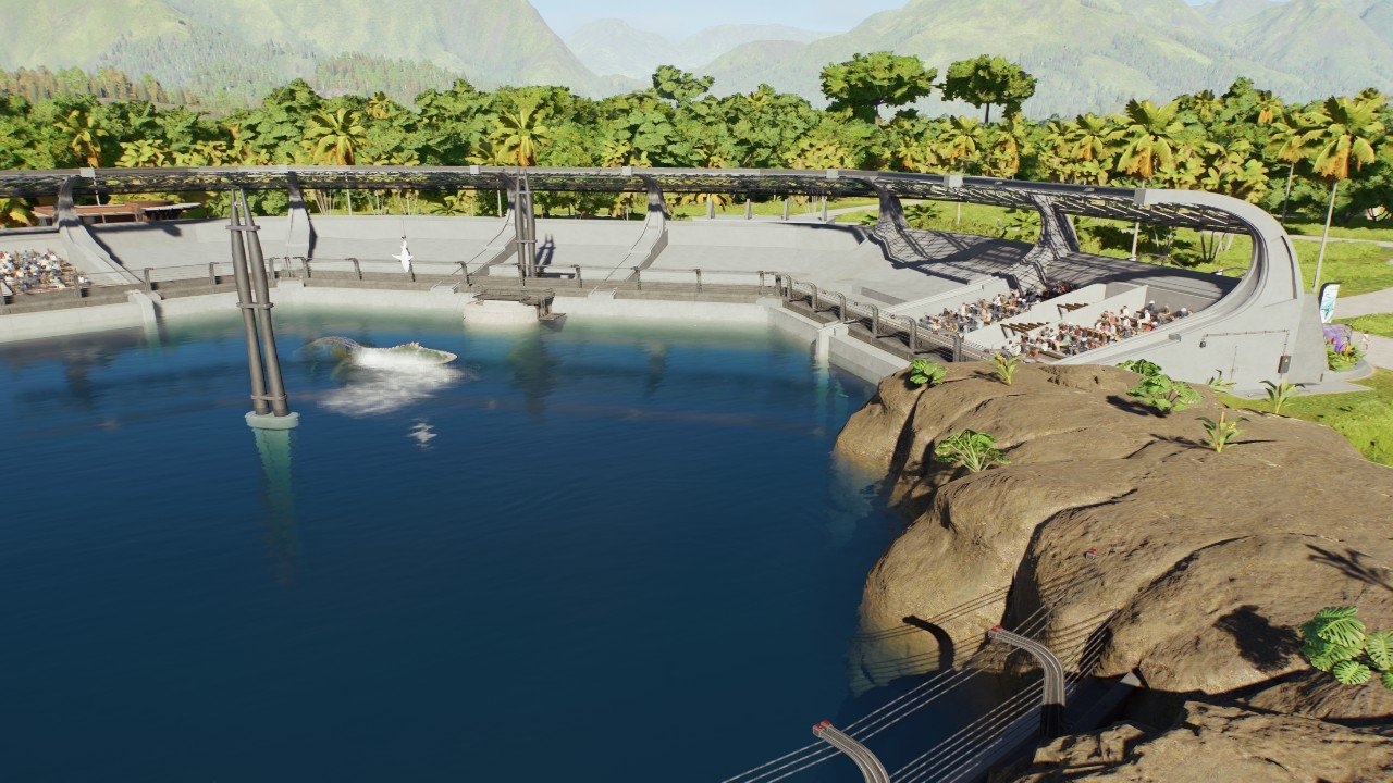 Jw Mosasaurus Viewing Gallery - Workshop - Jurassic World Evolution 3