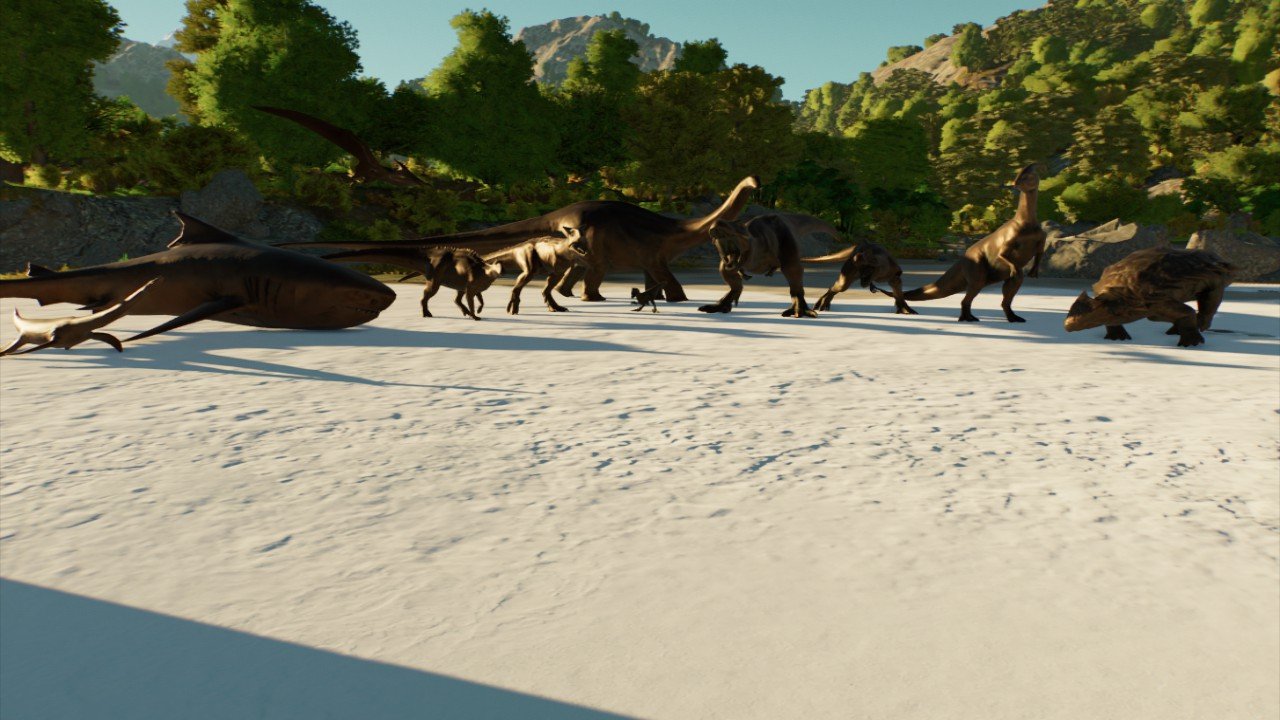 Campaign statues - Workshop - Jurassic World Evolution 3