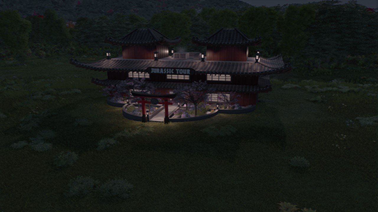 Japanese Tour Building - Workshop - Jurassic World Evolution 3