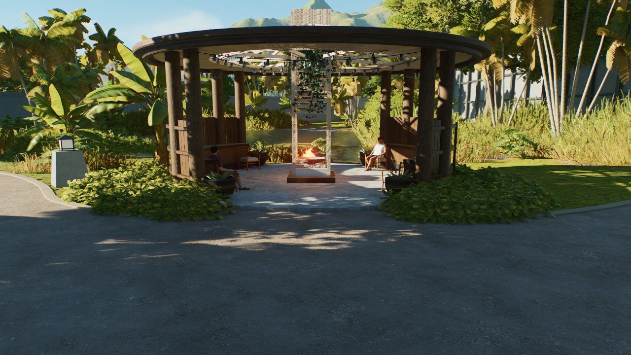 Cozy fire Siting area