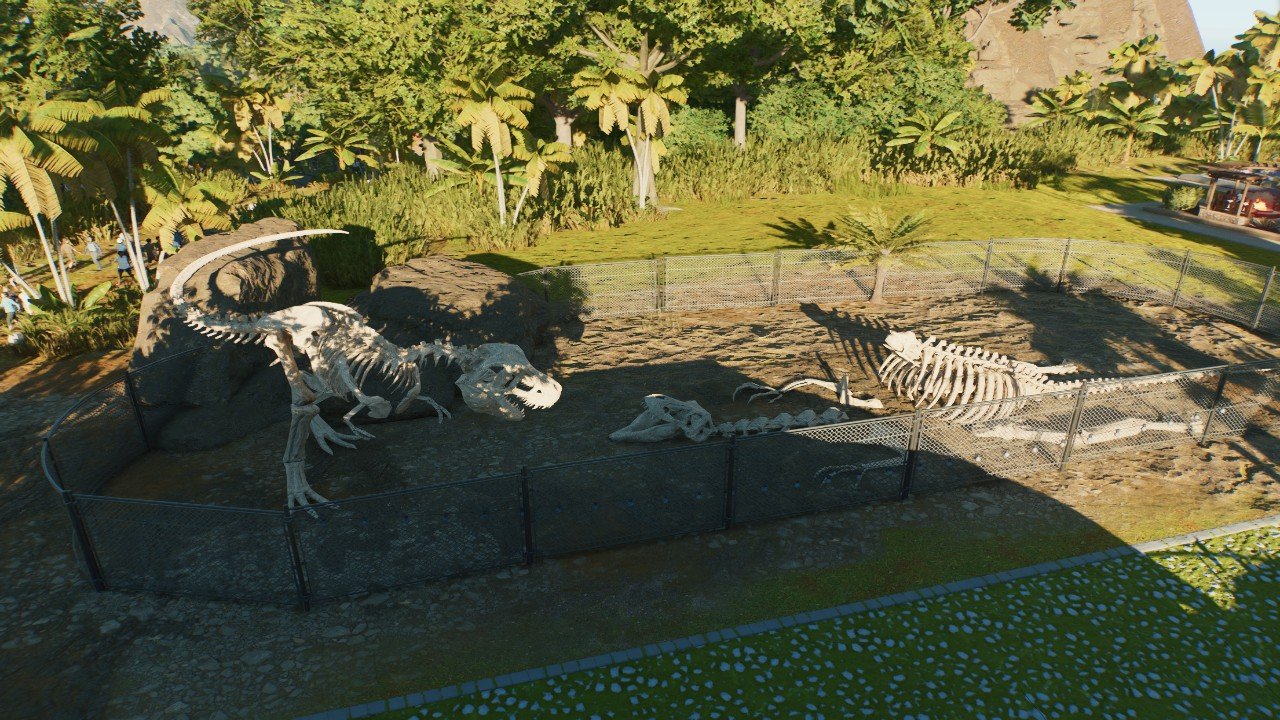 Trex fossil display - Workshop - Jurassic World Evolution 3