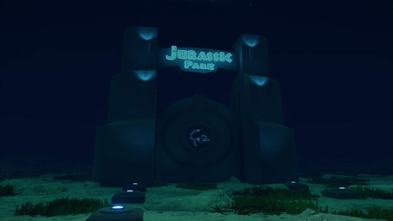 Aquatic Park Gates - Jurassic Park Builder