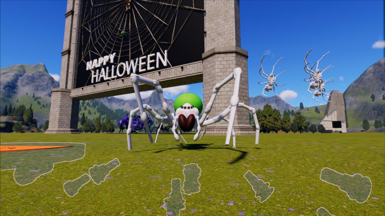 An animated spider