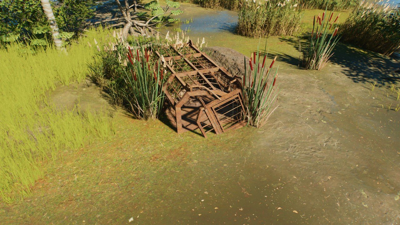 Small Rusty Swamp Cage Nest