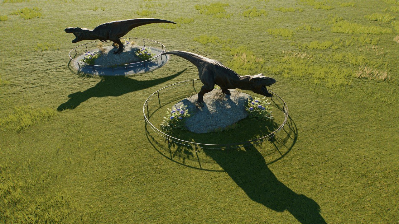 T rex statue - Workshop - Jurassic World Evolution 3