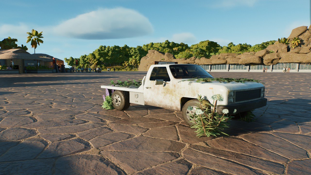 Abandoned overgrowntruck