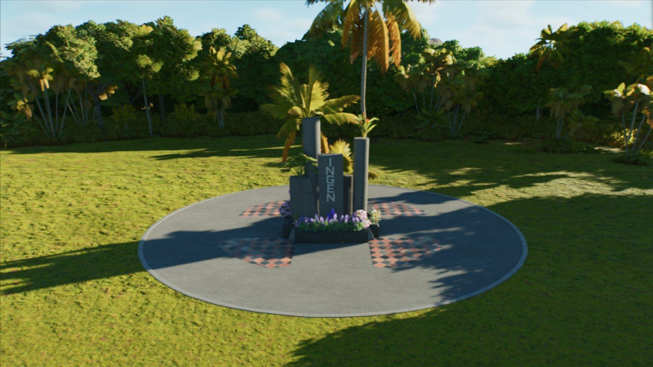 Ingen Pillars and Plants Monument - Workshop - Jurassic World Evolution 3