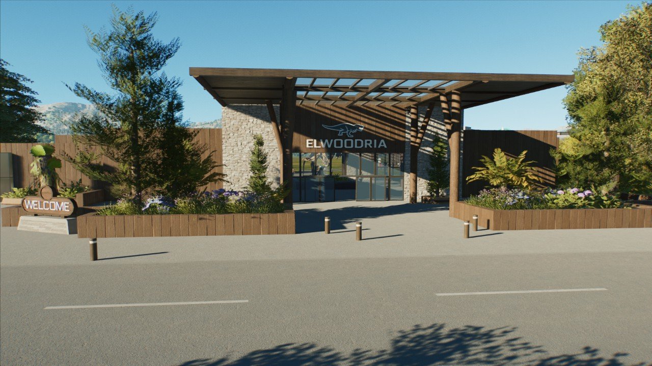 Elwoodria Entrance