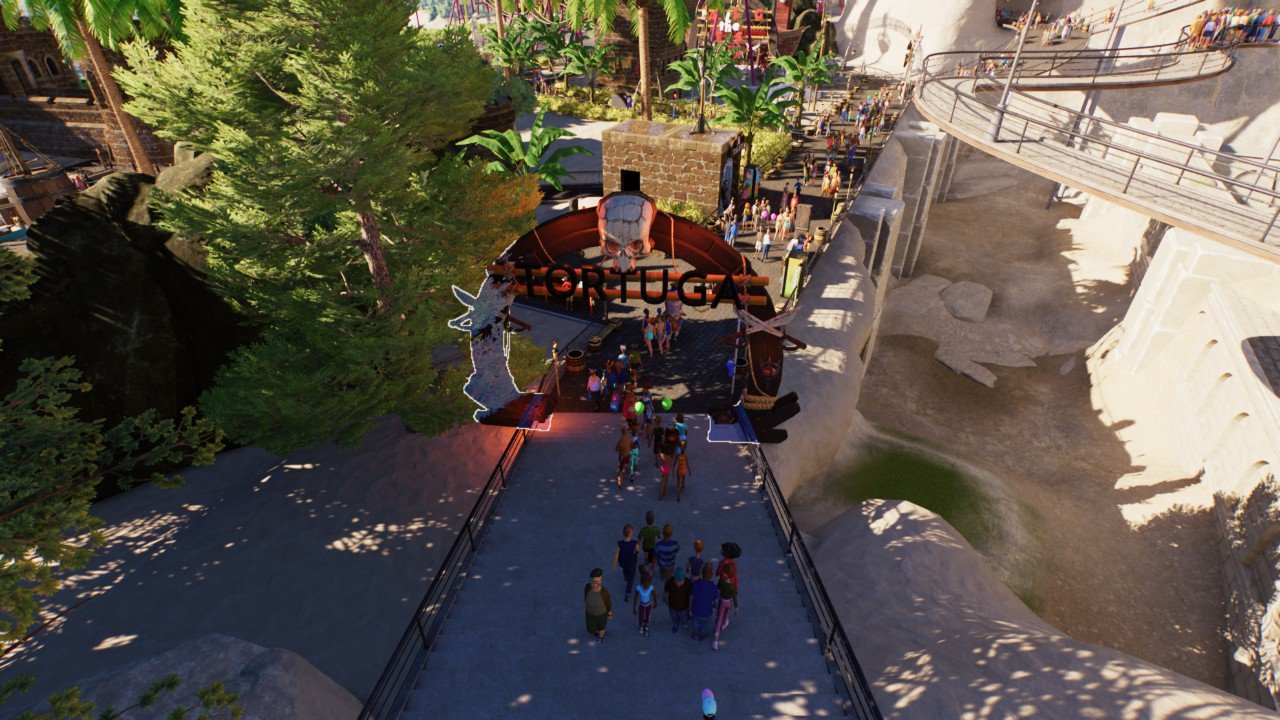 Pirates Tortuga Scenery