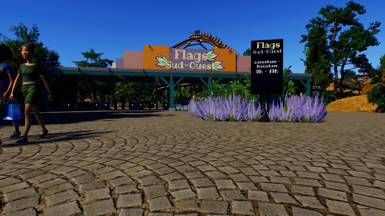 Flags Sud-Ouest - Workshop - Planet Coaster 2