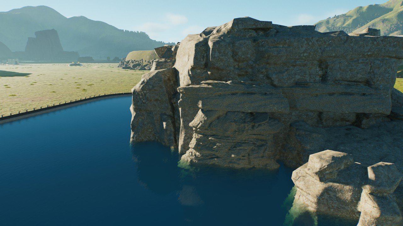 Lagoon Rock Centre Piece - Workshop - Jurassic World Evolution 3