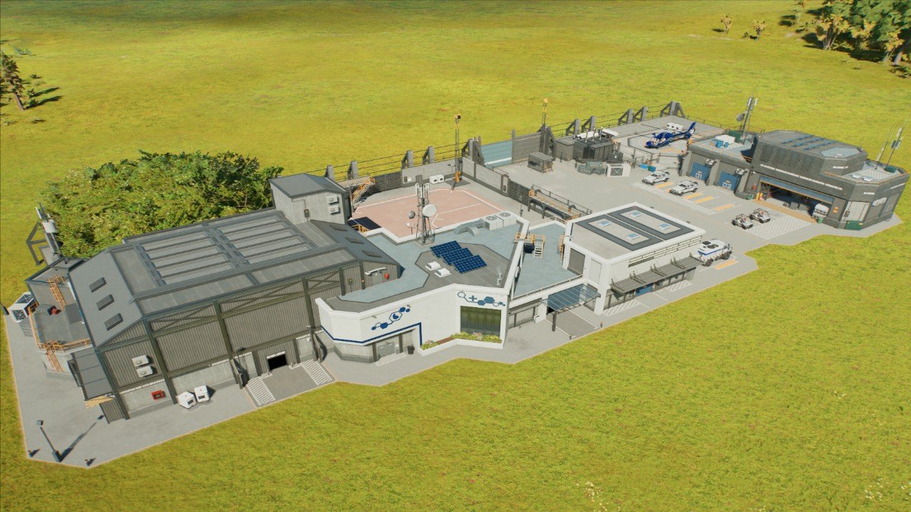 Jurassic World-style Asset Care Complex