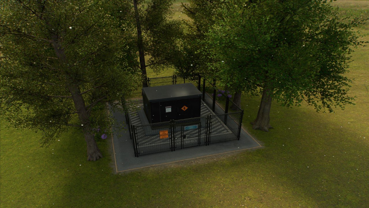 Compact Repeater Substation with dynamic foliage
