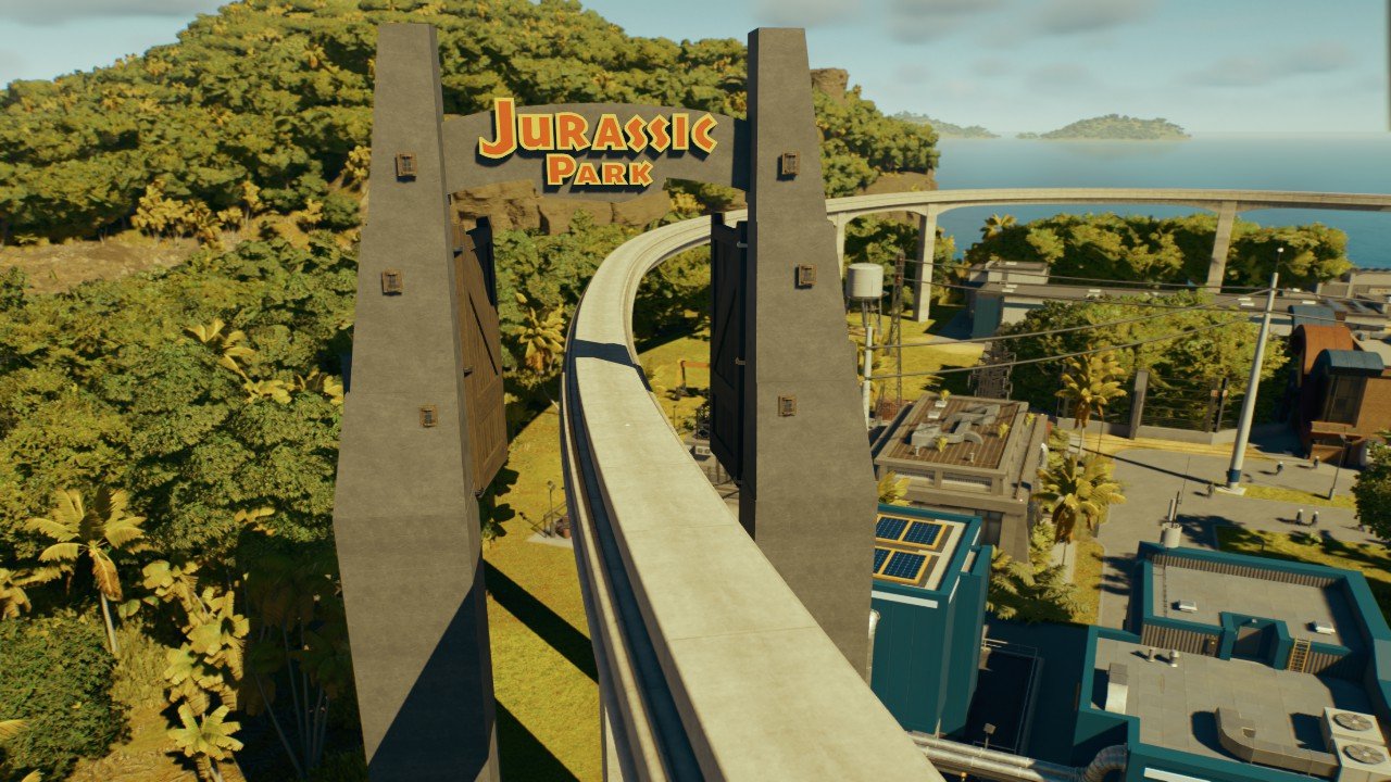 Monorail Gate - Workshop - Jurassic World Evolution 3