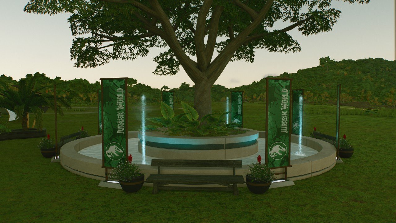 Green Decor Tree Fountain