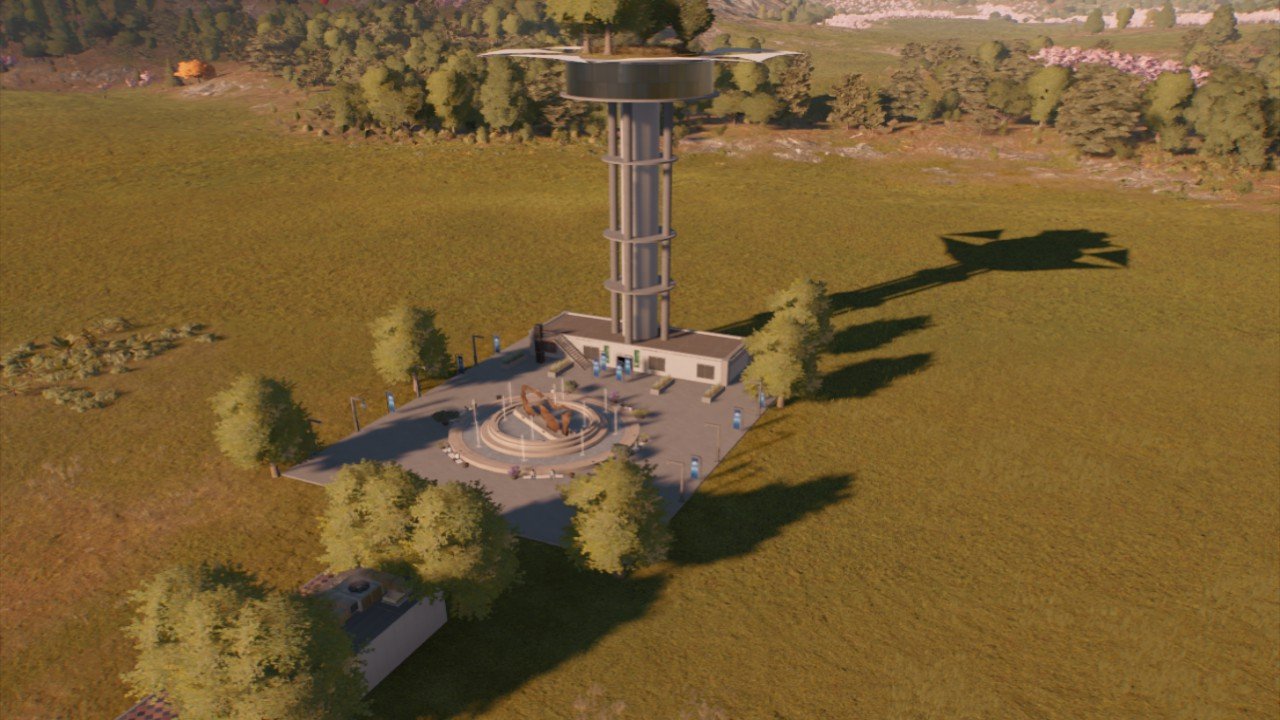 Arrival Point Tutorial Minecraft tall arrival point with a observation tower - Workshop - Jurassic World ...