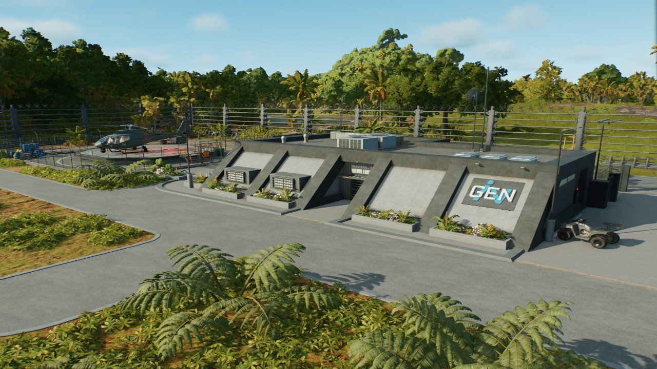 InGen Arrival Helipad - Workshop - Jurassic World Evolution 3
