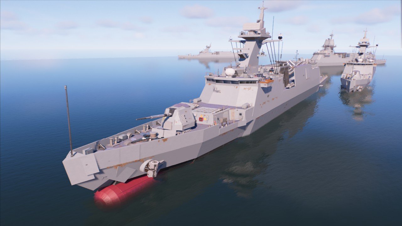 ROKN Daegu-Class Frigate ship. (FFG-II)