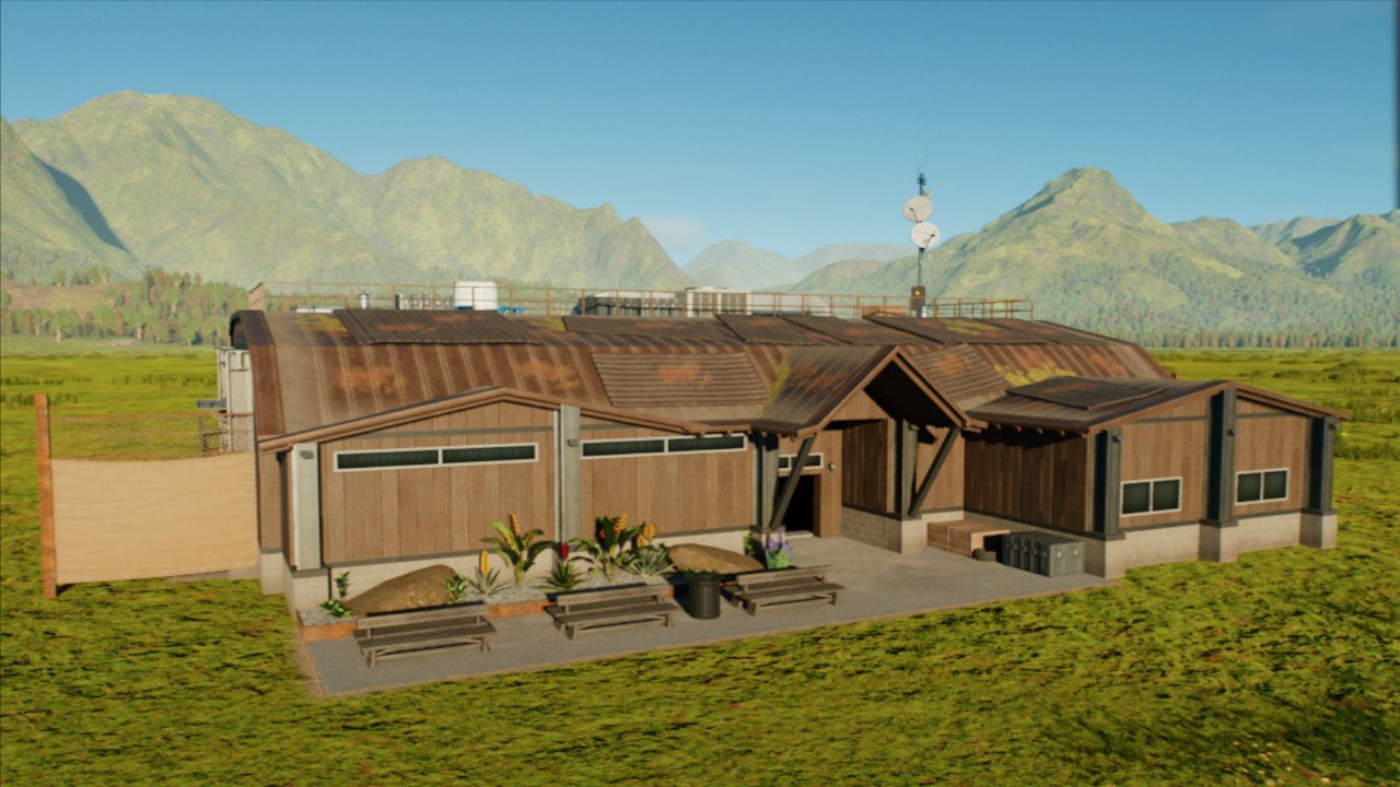 Isla Sorna themed Park Tour Truck Jurrasic Park 3