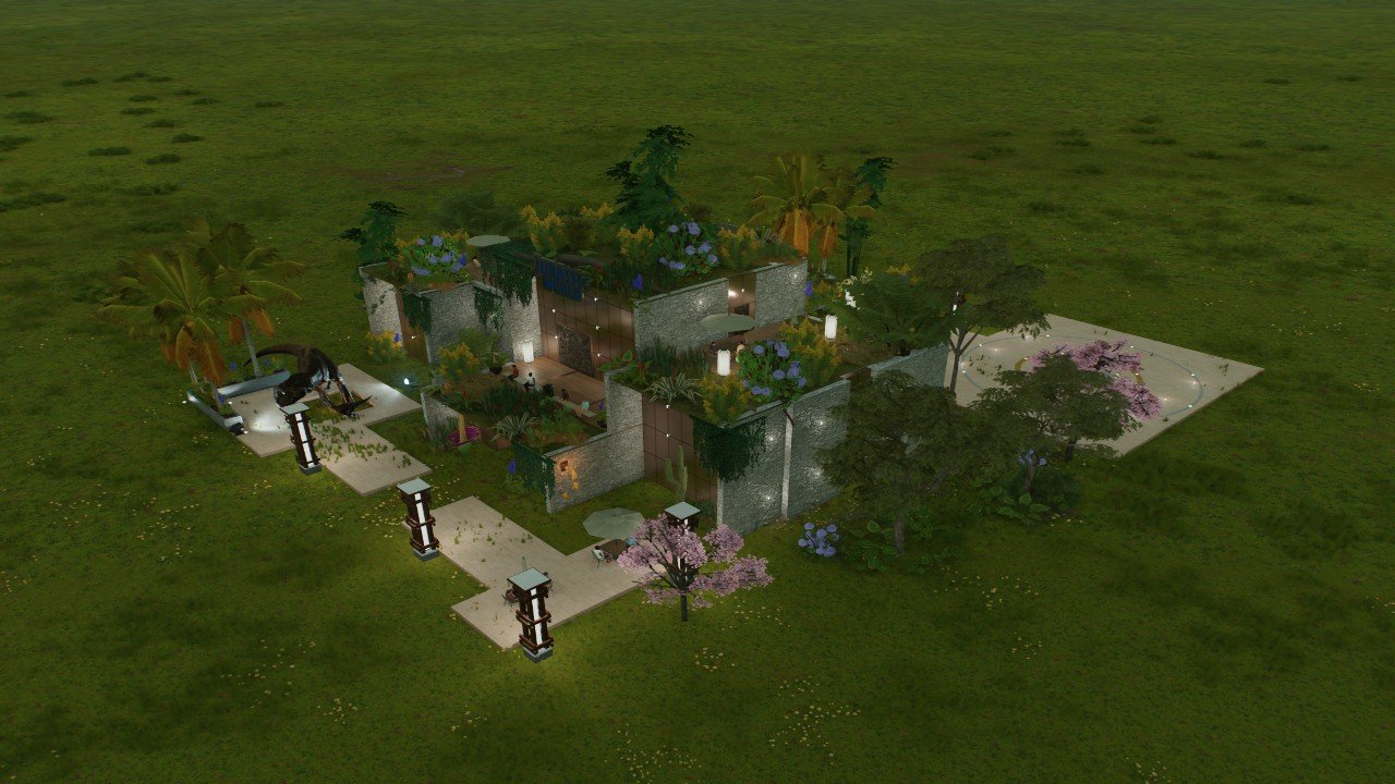 Green roof arrival point