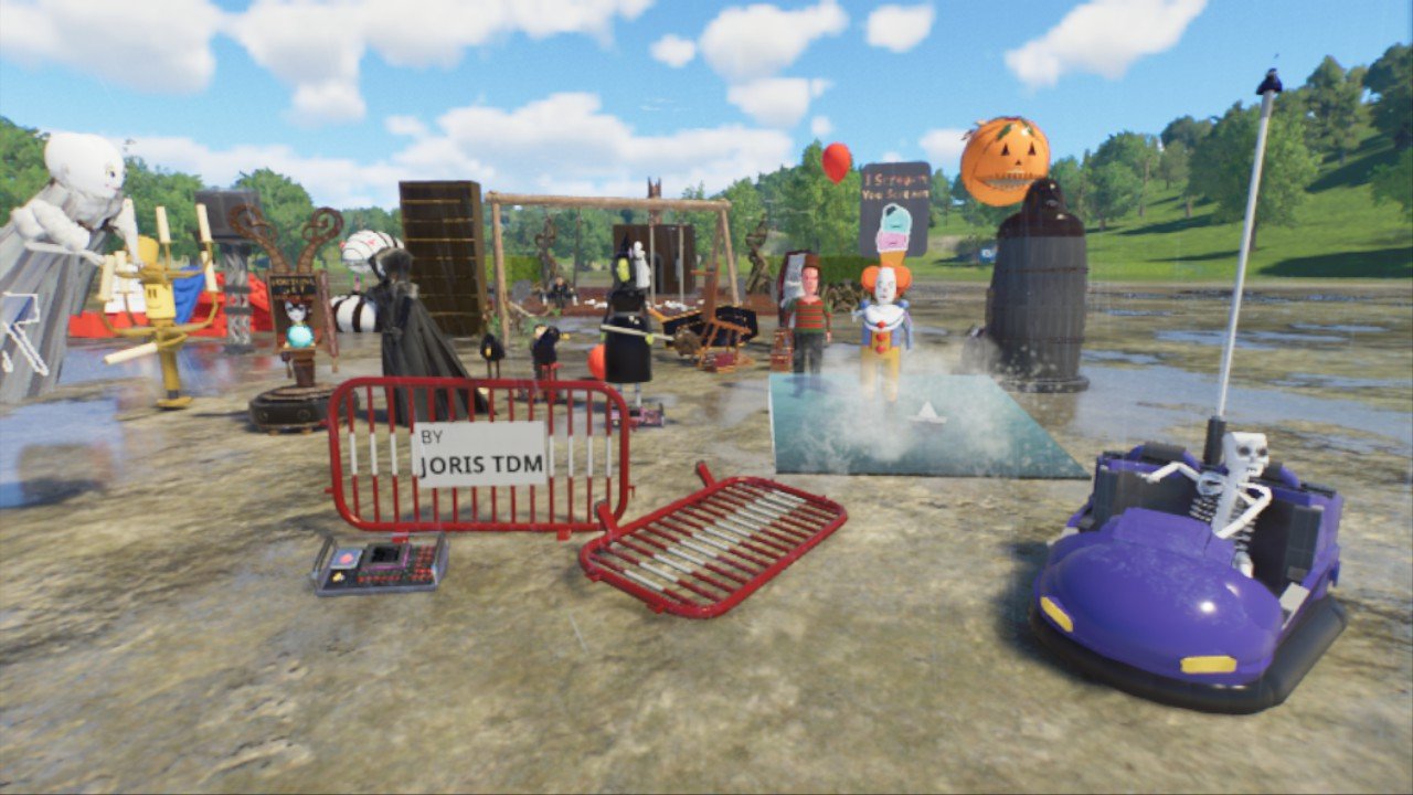 Animated Halloween objects