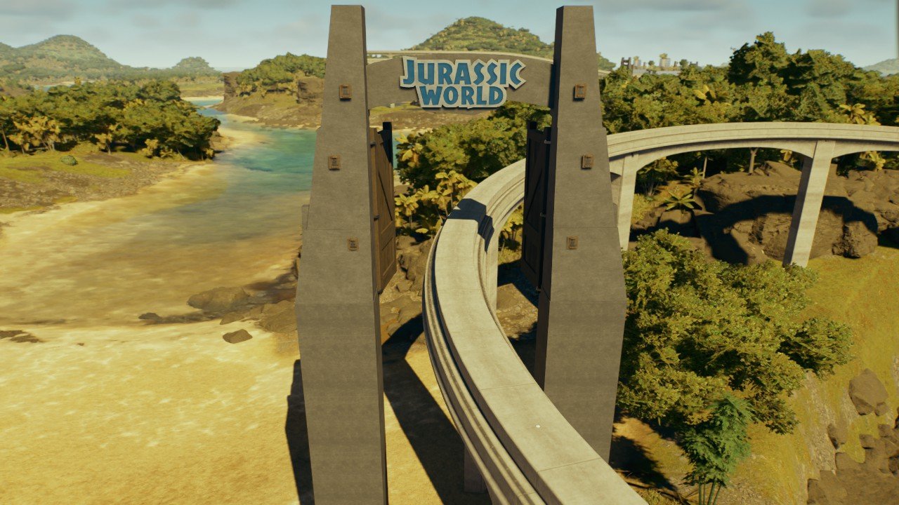 Monorail Gate - Workshop - Jurassic World Evolution 3