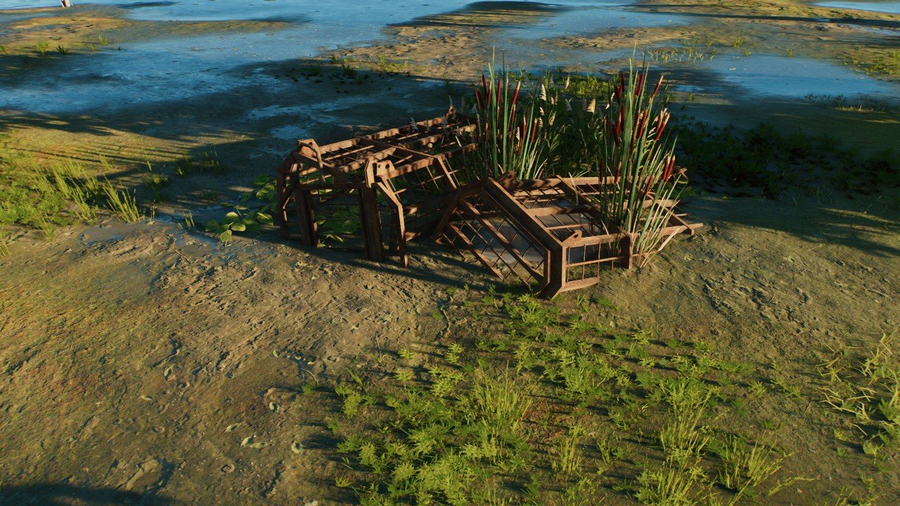 Forgotten rusty cage